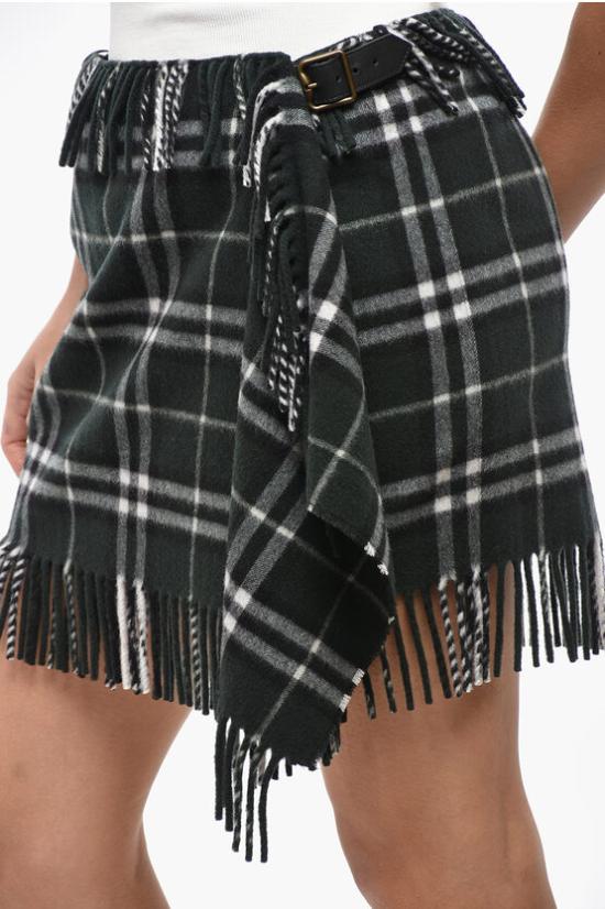  버버리 숏 스커트 8099714C1221 Green - BURBERRY