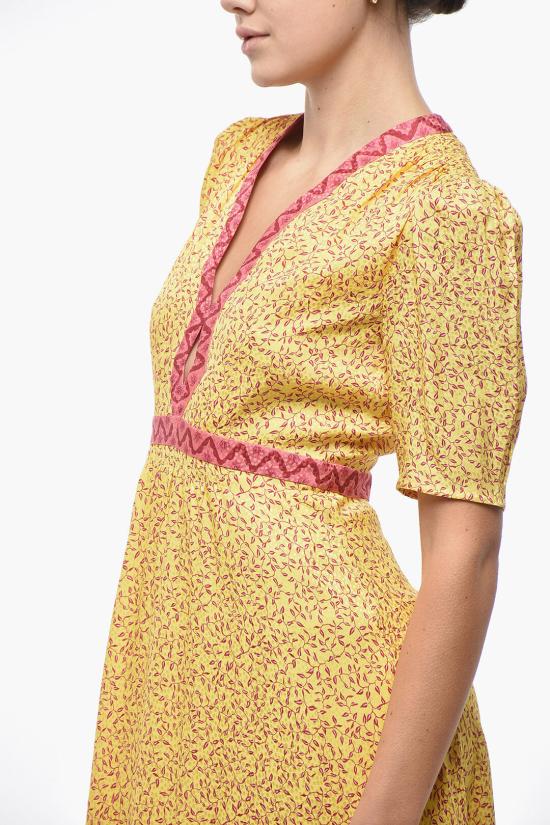  살로니 롱 원피스 10653 21652166 52166 Yellow - SALONI