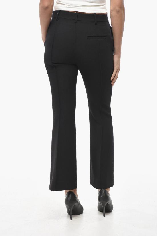  보테가베네타 스트레이트 팬츠 810473 V4MD0 1000 Black - BOTTEGA VENETA