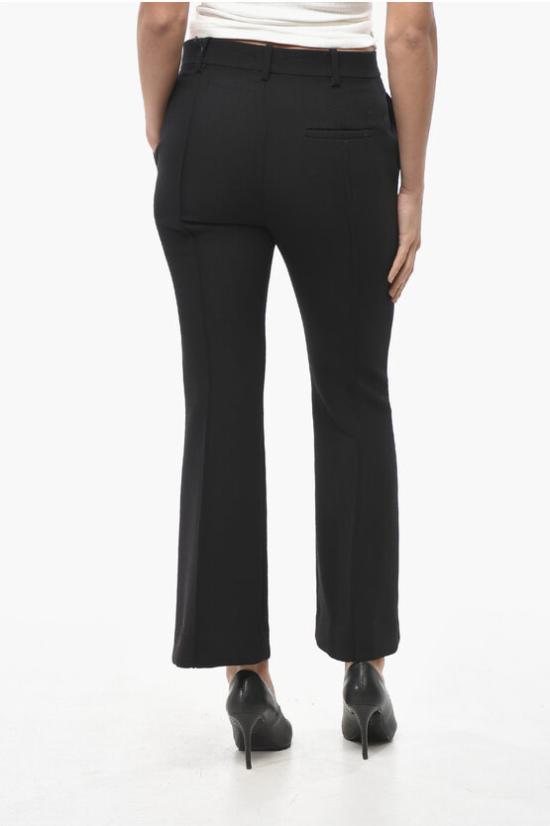  보테가베네타 스트레이트 팬츠 810473 V4MD0 1000 Black - BOTTEGA VENETA