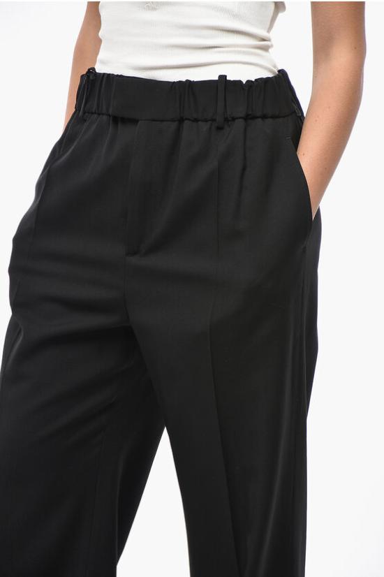  보테가베네타 스트레이트 팬츠 743610V25W01000 Black - BOTTEGA VENETA