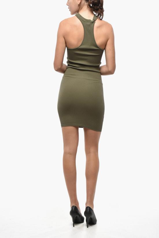  안드레아 아다모 숏 원피스 ADFW22DR06032106 1106 Military Green - ANDREA ADAMO