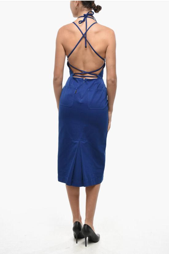  막스마라 롱 원피스 TEMIDE012 Blue - MAX MARA