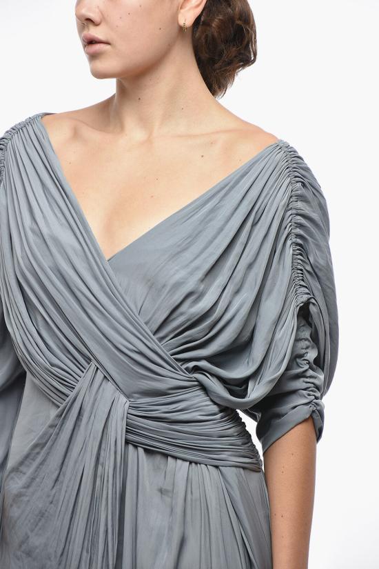  랑방 롱 원피스 RWDR376U2638P19 171 Gray - LANVIN