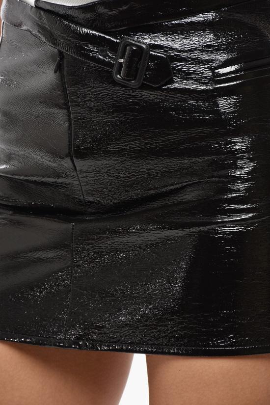  쿠레쥬 숏 스커트 424CJU198VY0014 9999 Black - COURREGES