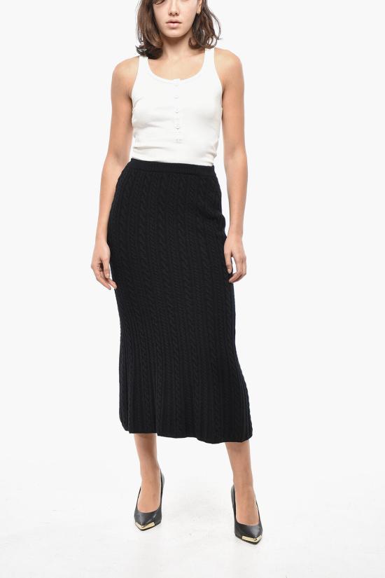  알레산드라리치 롱 스커트 FABX3870 K4392 0060 Black - ALESSANDRA RICH