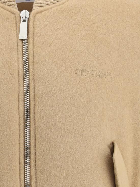 25FW 오프화이트 자켓 OMEH05JF25FAB001 626D BROWN - OFF WHITE