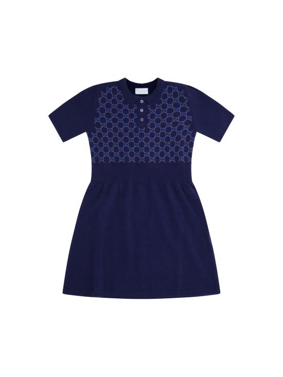 25FW [키즈] 구찌 원피스 828451XKEZ6 4145 BLUE