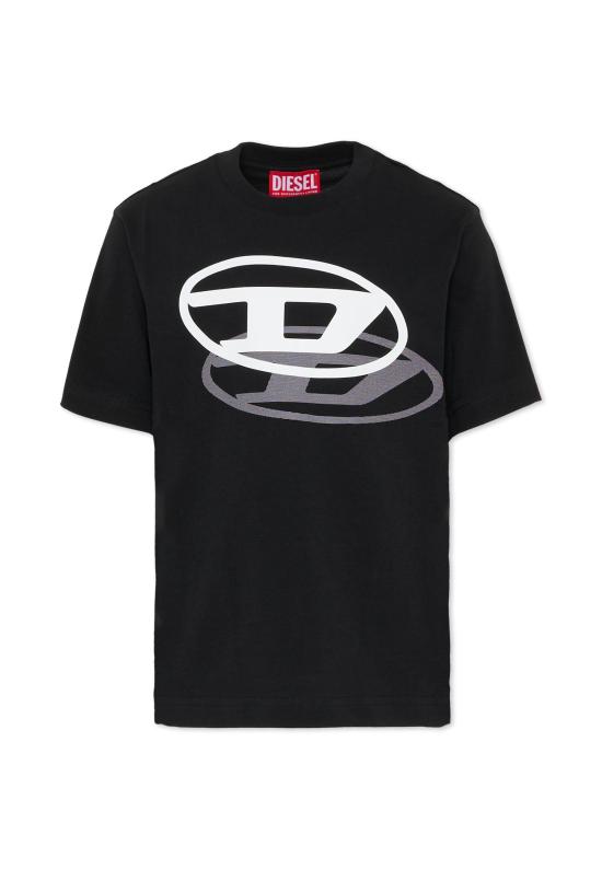 26SS [키즈] 디젤 티셔츠 J02601 00YI9 K900 BLACK