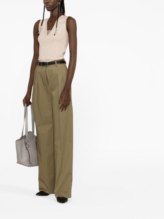 26SS 브루넬로 쿠치넬리 민소매 티셔츠 M0TC8EL672 C8539 Beige - BRUNELLO CUCINELLI