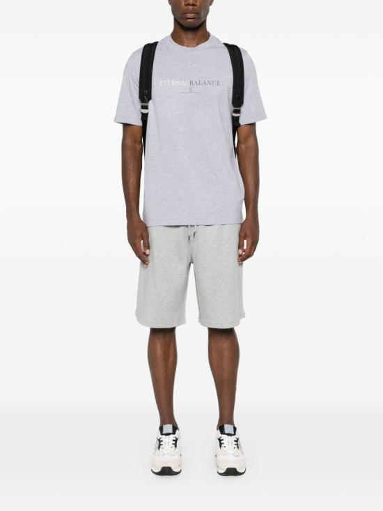 26SS 브루넬로 쿠치넬리 숏팬츠 MM8313242G C1252 Grey - BRUNELLO CUCINELLI