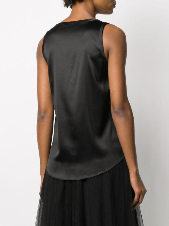 26SS 브루넬로 쿠치넬리 민소매 티셔츠 M0C59E0600 C101 Black - BRUNELLO CUCINELLI