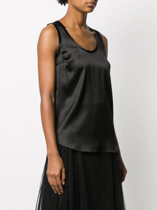 26SS 브루넬로 쿠치넬리 민소매 티셔츠 M0C59E0600 C101 Black - BRUNELLO CUCINELLI