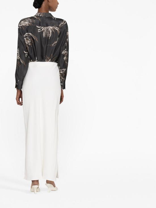 26SS 브루넬로 쿠치넬리 미디 스커트 MH126G3396 C600 White - BRUNELLO CUCINELLI