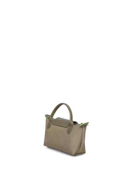 25SS 롱샴 르 플리아쥬 핸들 파우치 34175919 M04 Green - LONGCHAMP