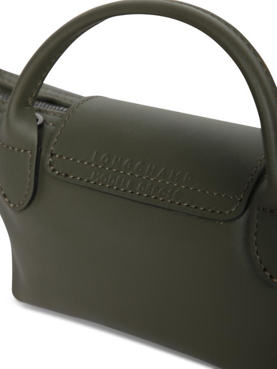 26SS 롱샴 르 플리아쥬 엑스트라 XS 레더 파우치 34205987 549 Brown - LONGCHAMP