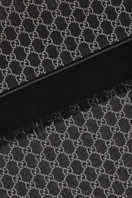 25FW 구찌 라미네이트 GG 울 숄 8100223G348 1060 GRIGIO NERO - GUCCI