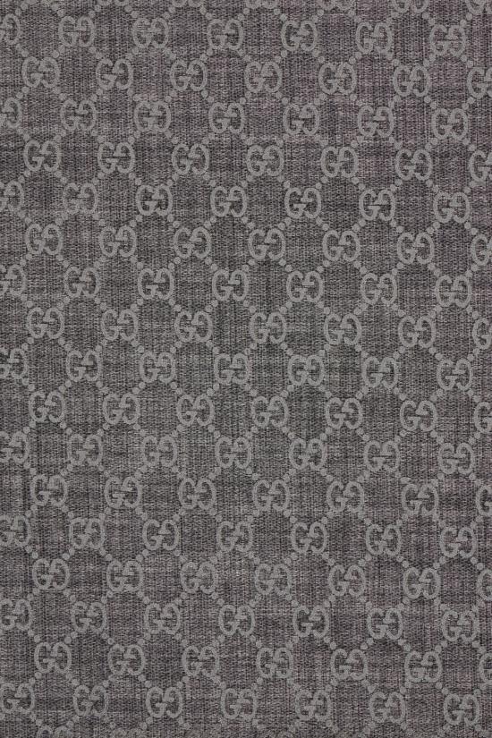 25FW 구찌 라미네이트 GG 울 숄 8100223G348 1060 GRIGIO NERO - GUCCI
