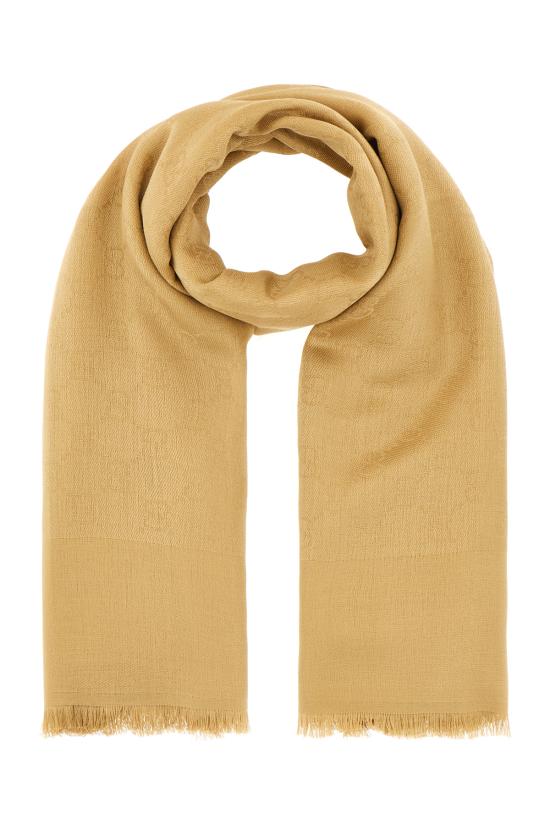 25FW 구찌 GG 코튼 실크 스카프 7952813GC68 9800 Cammello