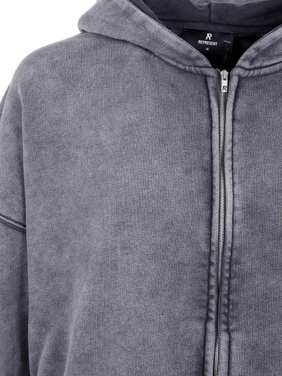 26SS 리프레젠트 이니셜 박시 후드 집업 INM414 VINTAGE GREY - REPRESENT