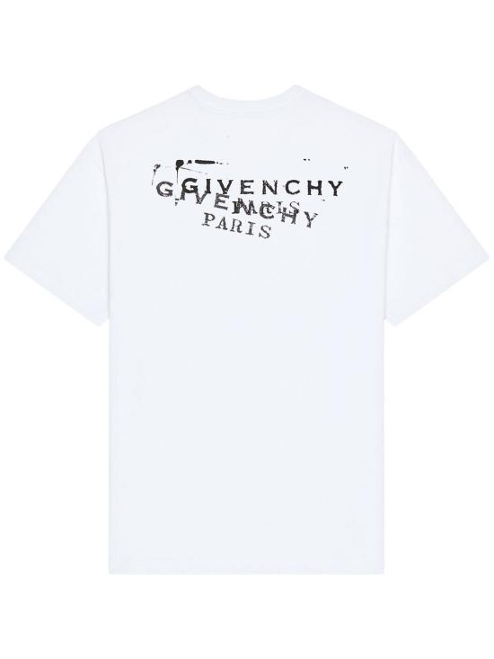 26SS 지방시 반팔 티셔츠 BM71NK3YSA 100 WHITE - GIVENCHY