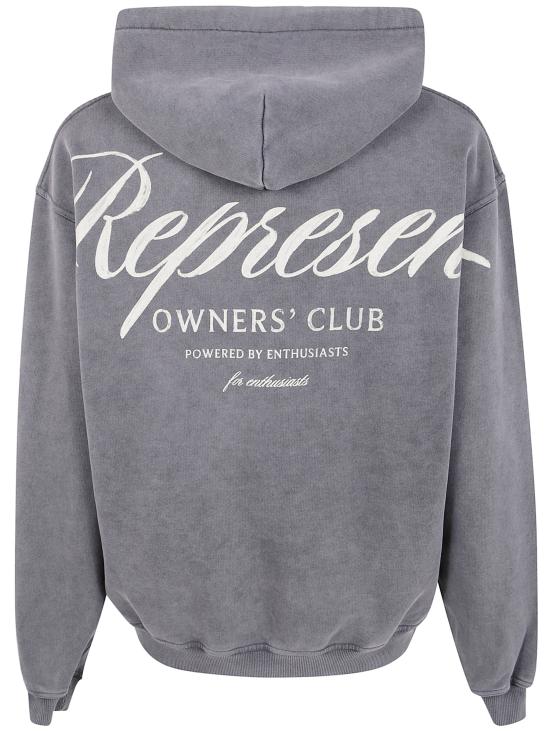26SS 리프레젠트 후드 티셔츠 OCM41200 098 VINTAGE GREY - REPRESENT