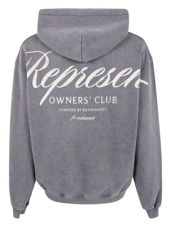 26SS 리프레젠트 후드 티셔츠 OCM41200 098 VINTAGE GREY - REPRESENT