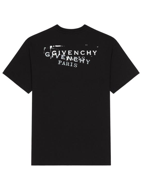 26SS 지방시 반팔 티셔츠 BM71NK3YSA 001 BLACK - GIVENCHY