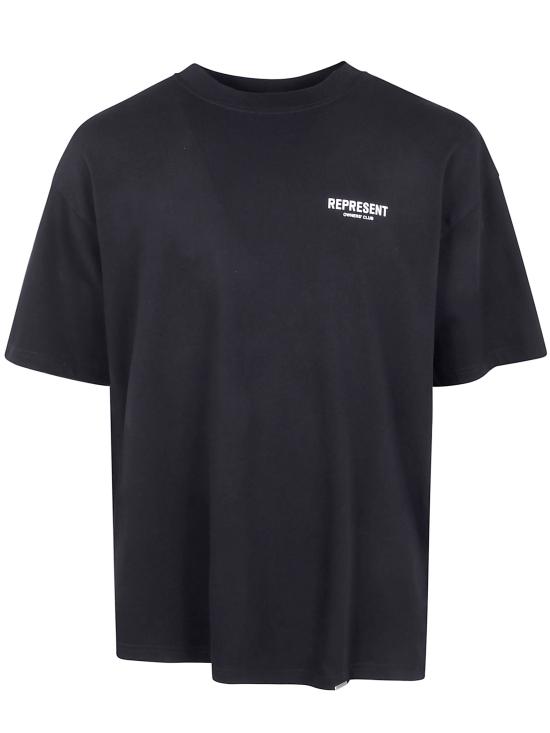 26SS 리프레젠트 반팔 티셔츠 OCM41114 098 BLACK