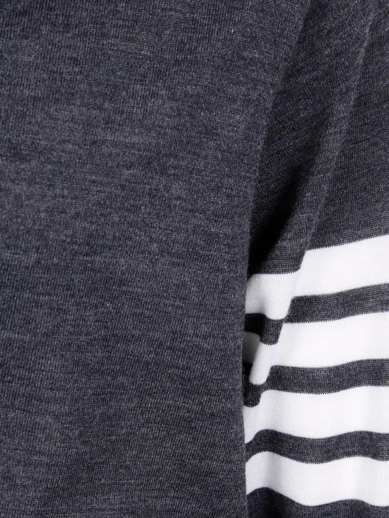 26SS 톰브라운 4바 서스테이너블 파인 메리노 울 클래식 가디건 MKC002A Y1014 098 022 DARK GREY - THOM BROWNE