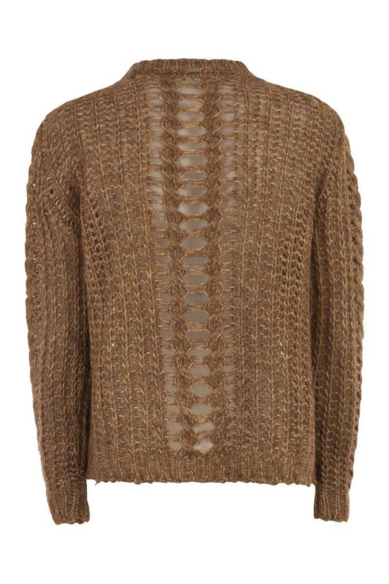 25FW 에르노 스웨터 MG000184D72115 2157 Brown - HERNO