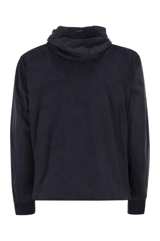 25FW 에르노 스웨이드 이펙트 리조트 자켓 GI00083UR12729S 9200 BLUE - HERNO