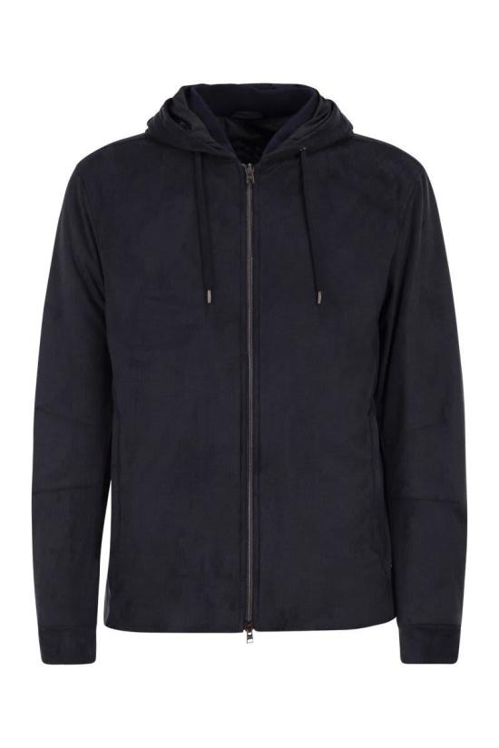 25FW 에르노 스웨이드 이펙트 리조트 자켓 GI00083UR12729S 9200 BLUE