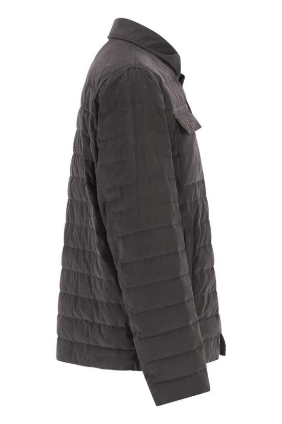 25FW 에르노 숏패딩 PI00106UR13265 9487 Grey - HERNO