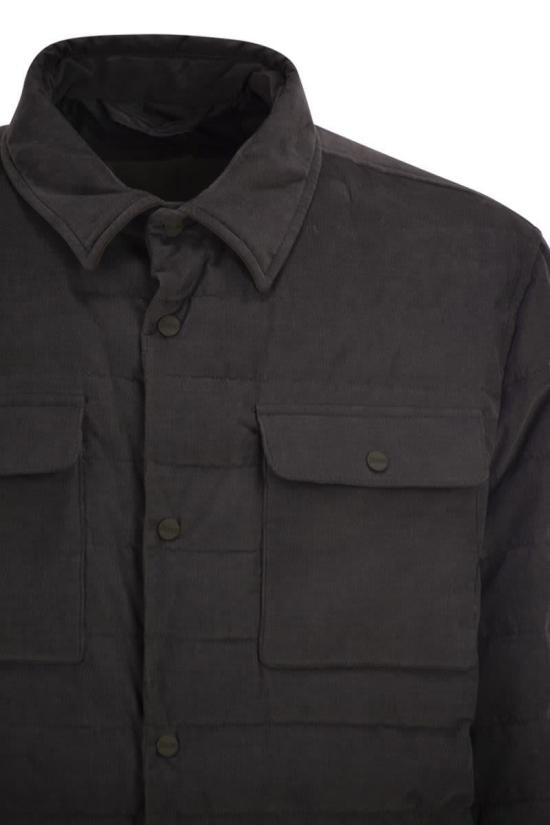 25FW 에르노 숏패딩 PI00106UR13265 9487 Grey - HERNO