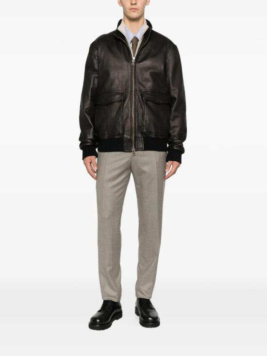 25FW 볼파글리 가죽 자켓 WZ93 NERO - VOLFAGLI