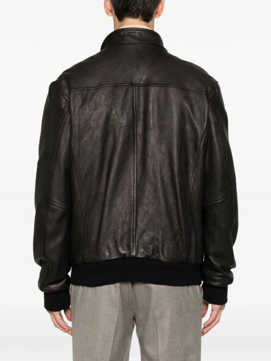 25FW 볼파글리 가죽 자켓 WZ93 NERO - VOLFAGLI