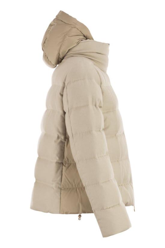25FW 에르노 캐시미어 실크 새틴 케이프  PI002179D38087 1985 LIGHT BEIGE - HERNO