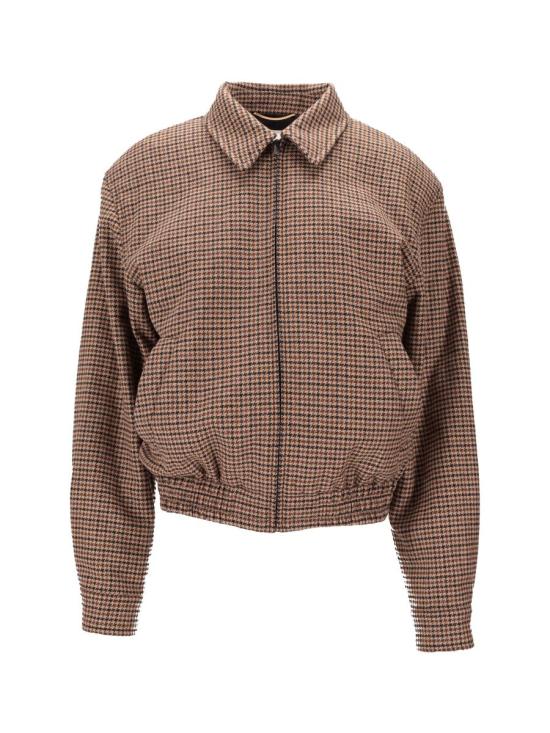 25FW 생로랑 자켓 842873YZ9CH 9773 BEIGE MARRON NOIR