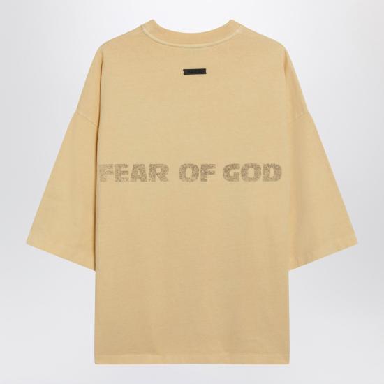 25FW 피어오브갓 반팔 티셔츠 FG25FW10 10310HWJ Beige - FEAR OF GOD