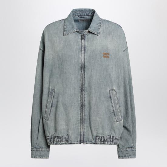 26SS 미우미우 데님 자켓 GWB149OOO18JI Light blue