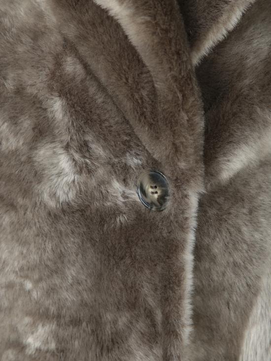 26FW 이브살로몬 코트 24WYM60723 MERL A9112 Grey - YVES SALOMON