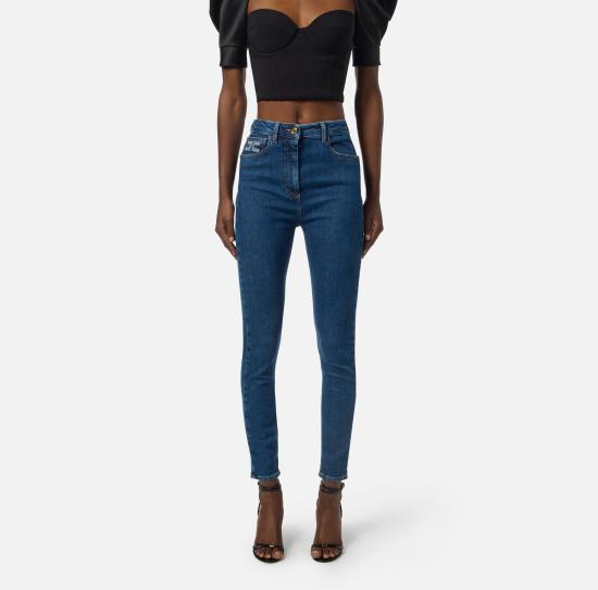 25FW 엘리자베타프랜치 데님 팬츠 PJ08I56E2 104 Blue denim - ELISABETTA FRANCHI