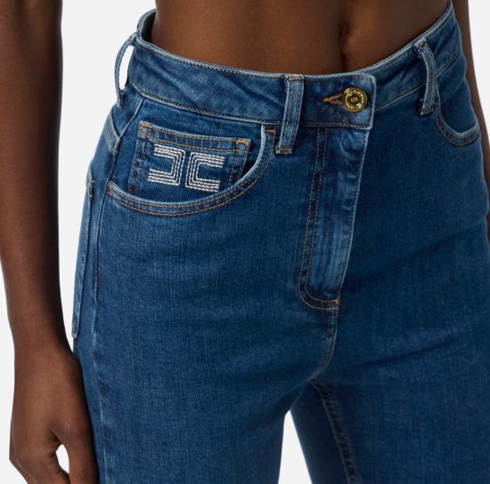 25FW 엘리자베타프랜치 데님 팬츠 PJ08I56E2 104 Blue denim - ELISABETTA FRANCHI