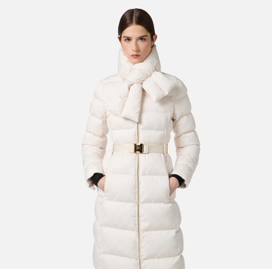 25FW 엘리자베타프랜치 롱패딩 PI84D56E2 DZ9 Milk - ELISABETTA FRANCHI