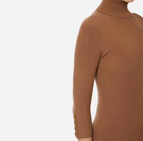 25FW 엘리자베타프랜치 미디 원피스 AM23B56E2 EC1 Brown sugar - ELISABETTA FRANCHI