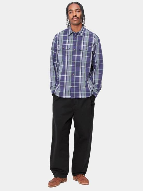 25FW 칼하트 WIP 스트레이트 팬츠 I033759 89 06 Black - CARHARTT WIP