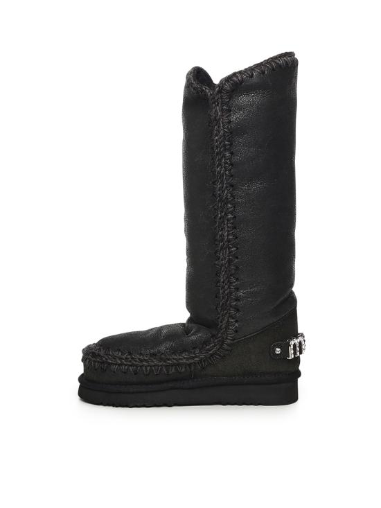 25FW 모우 부츠 MUFW101052B CBKG cracked black - MOU