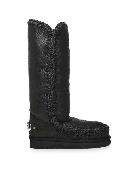 25FW 모우 부츠 MUFW101052B CBKG cracked black - MOU