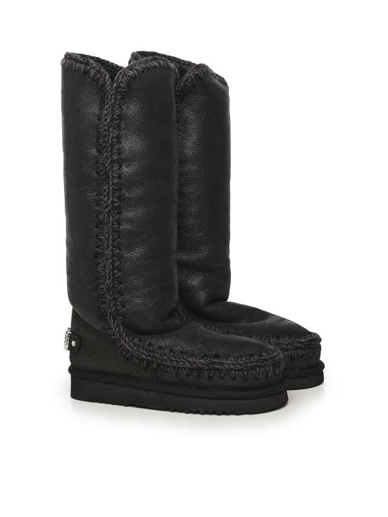 25FW 모우 부츠 MUFW101052B CBKG cracked black - MOU